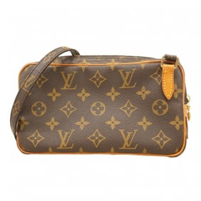Louis Vuitton Monogram Pochette Marly Bandouliere Shoulder Bag M51828 Brown Women's