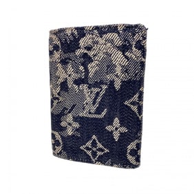 Louis Vuitton Monogram Tapestry Organizer de Poche M80025, Navy, Women's
