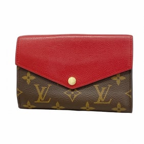 Louis Vuitton Monogram Portefeuille Pallas Compact Wallet M60140 Brown Women's P1422260