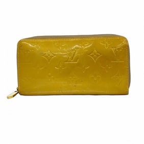 Louis Vuitton Vernis Zippy Wallet M91761 Beige Poodle Women's Long