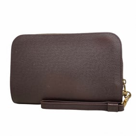 Louis Vuitton Taiga Baikal Clutch Bag M30186 Acajou Men's