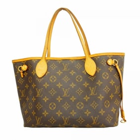 Louis Vuitton Monogram Neverfull PM Tote Bag M40155 Brown Women's