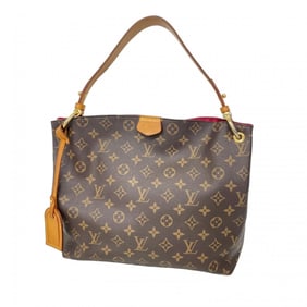 Louis Vuitton Monogram Graceful PM Shoulder Bag M43700 Brown Pivoine Women's