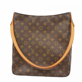 Louis Vuitton Monogram Looping GM Shoulder Bag M51145 Brown Women's