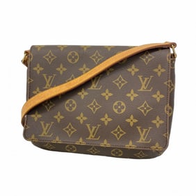 Louis Vuitton Monogram Musette Tango Short Strap Shoulder Bag M51257 Brown Women's