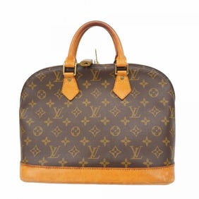 Louis Vuitton Monogram Alma Handbag M51130 Brown Women's