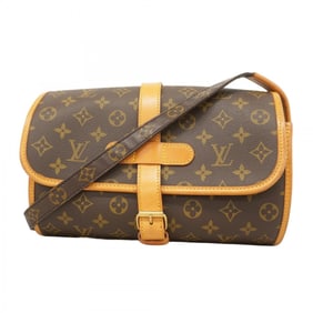 Louis Vuitton Monogram Marne Shoulder Bag M51369 Brown Women's