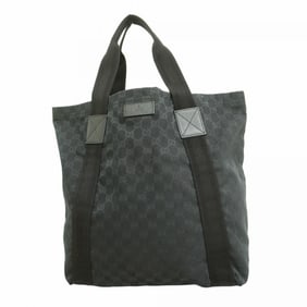 Gucci GG Canvas Tote Bag 189669 Black Women's