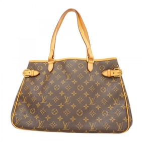 Louis Vuitton Monogram Batignolles Horizontal Tote Bag M51154 Brown Women's
