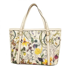 Gucci GG Blooms Tote Bag 336776 Ivory Multicolor Women's