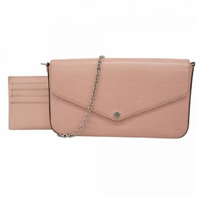 Louis Vuitton Epi Felicie Shoulder Wallet M62467 Rose Ballerine for Women