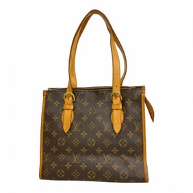 Louis Vuitton Monogram Popincourt Shoulder Bag M40007 Brown Women's