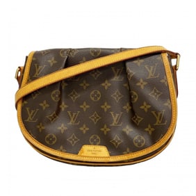 Louis Vuitton Monogram Menilmontant PM Shoulder Bag M40474 Brown Women's