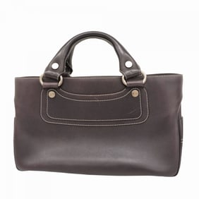 Celine Boogie Bag Leather Brown Women's Handbag
