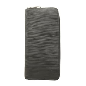 Louis Vuitton Epi Zippy Wallet Vertical M60965 Noir Men's Long