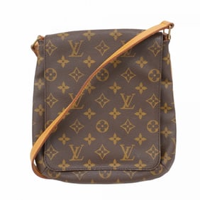 Louis Vuitton Monogram Musette Tango Short Strap Shoulder Bag M51258 Brown Women's