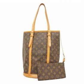 Louis Vuitton Monogram Bucket GM Tote Bag M42236 Brown Women's