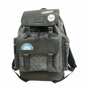 Coach Backpack/Daypack Signature Black Men's