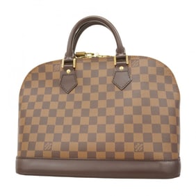 Louis Vuitton Damier Alma Handbag N51131 Ebene Women's