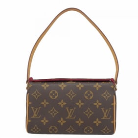Louis Vuitton Monogram Recital Handbag M51900 Brown Women's