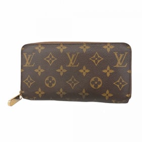 Louis Vuitton Monogram Zippy Wallet M60017 Brown Women's