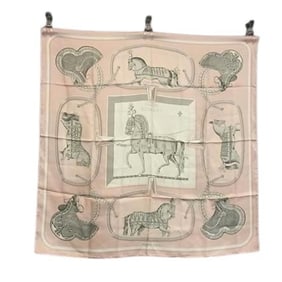 HERMES Carré 90 Grand Apparat Horse in Full Dress - Multicolor, 100% Silk, Women's