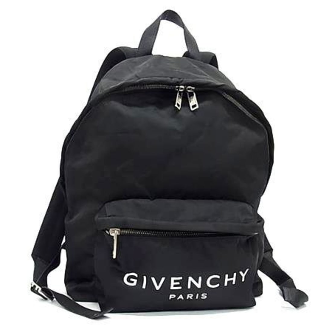 GIVENCHY Urban Backpack BK500J Black Nylon and Leather for Men Women: --- Catalog ---Category: SizeSize (HxWxD): 42cm x 38cm x 9cm / 16.53'' x 14.96'' x 3.54''Category: DesignType: BackpackColor: BlackGender: Men,WomenMaterial: Nylon , Leather Category: GeneralMPN: BK50