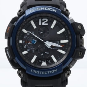 CASIO G-SHOCK MASTER OF G-AIR Gravitymaster GPW-2000-1A2JF Men's Watch, Black Resin/Stainless Steel,