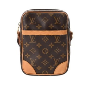LOUIS VUITTON Monogram Danube Brown M45266 Unisex Canvas Shoulder Bag