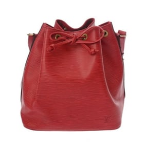 LOUIS VUITTON Epi Petit Noe Castilian Red M59017 Women's Leather Shoulder Bag