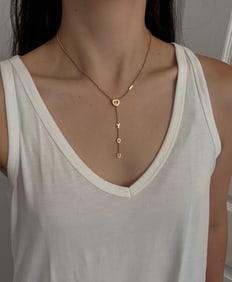 Chopard Happy Diamond 18K Gold "Love You" Necklace