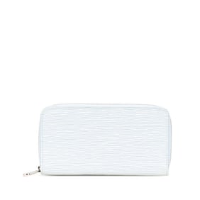 Louis Vuitton Epi Zippy Wallet, Round Zipper Long Wallet M82355, Light Blue Leather, Women's, LOUIS