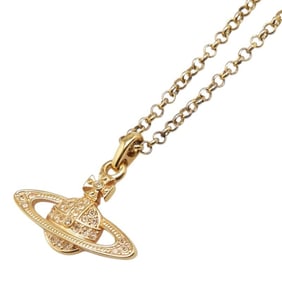 Vivienne Westwood Mini Bus Relief Chain Pendant Necklace, Gold Plated, Women's