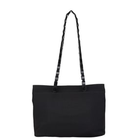 Salvatore Ferragamo Chain Shoulder Bag AU-21 8803 Black Nylon Women's