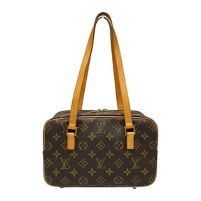 Louis Vuitton Cite MM Handbag M51182 Monogram Canvas Brown Women's
