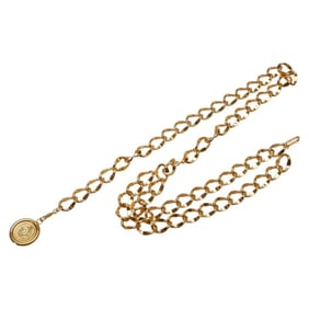 CHANEL 31 RUE CAMBON Cambon Chain Belt, Gold Plated, Women's