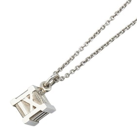 Tiffany & Co. Atlas Cube Necklace in 925 Sterling Silver for Women.