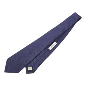 Burberry Shadow Horse Tie, Navy and Purple Silk, Men's, BURBERRY