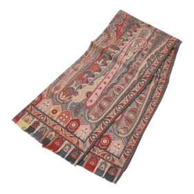 Etro all-over print scarf/stole/shawl in multicolor wool for women.