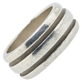 Tiffany Grooved Ring, SV925 Silver, Women's, TIFFANY & Co.