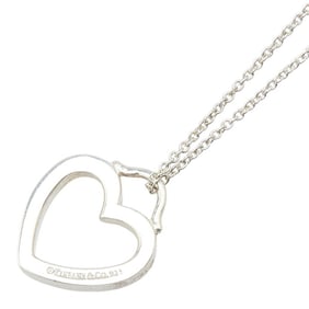 Tiffany & Co. Sentimental Heart Necklace in 925 Sterling Silver for Women.