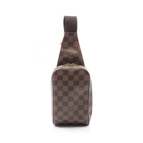 Louis Vuitton Geronimos Waist Bag/Body Bag, Coated Canvas with Damier Leather, Brown, for Men and