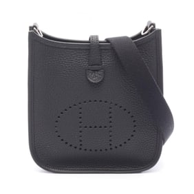 Hermes Hermès Evelyn TPM Amazon Shoulder Bag in Taurillon Clemence Leather, Black