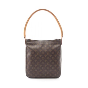 Louis Vuitton Looping GM Monogram Shoulder Bag, Coated Canvas and Leather, Women's, Brown, M51145