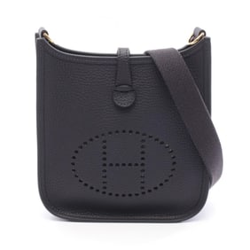 Hermes Hermès Evelyn TPM Amazon Shoulder Bag in Taurillon Clemence Leather, Navy Blue