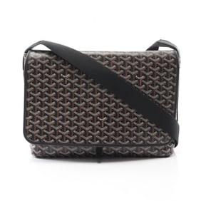 Goyard Capesian MM Shoulder Bag in Coated Canvas and Leather, Women's, Black Multicolor