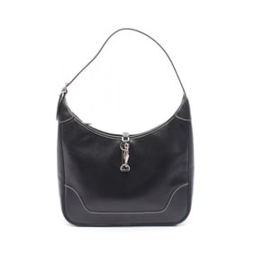 Hermes Hermès Trim 31 Shoulder Bag, Leather, Cushvel, Women's, Black