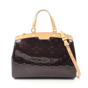 Louis Vuitton Blair MM Handbag, Leather Vernis, Women's, Purple, M91619