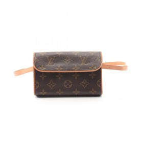 Louis Vuitton Florentine Pochette Waist Bag/Body Bag in Coated Canvas and Leather with Monogram