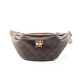 Louis Vuitton bum bag, waist body coated canvas and leather with Monogram detailing, brown, for men